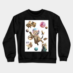 Cat Disco Crewneck Sweatshirt